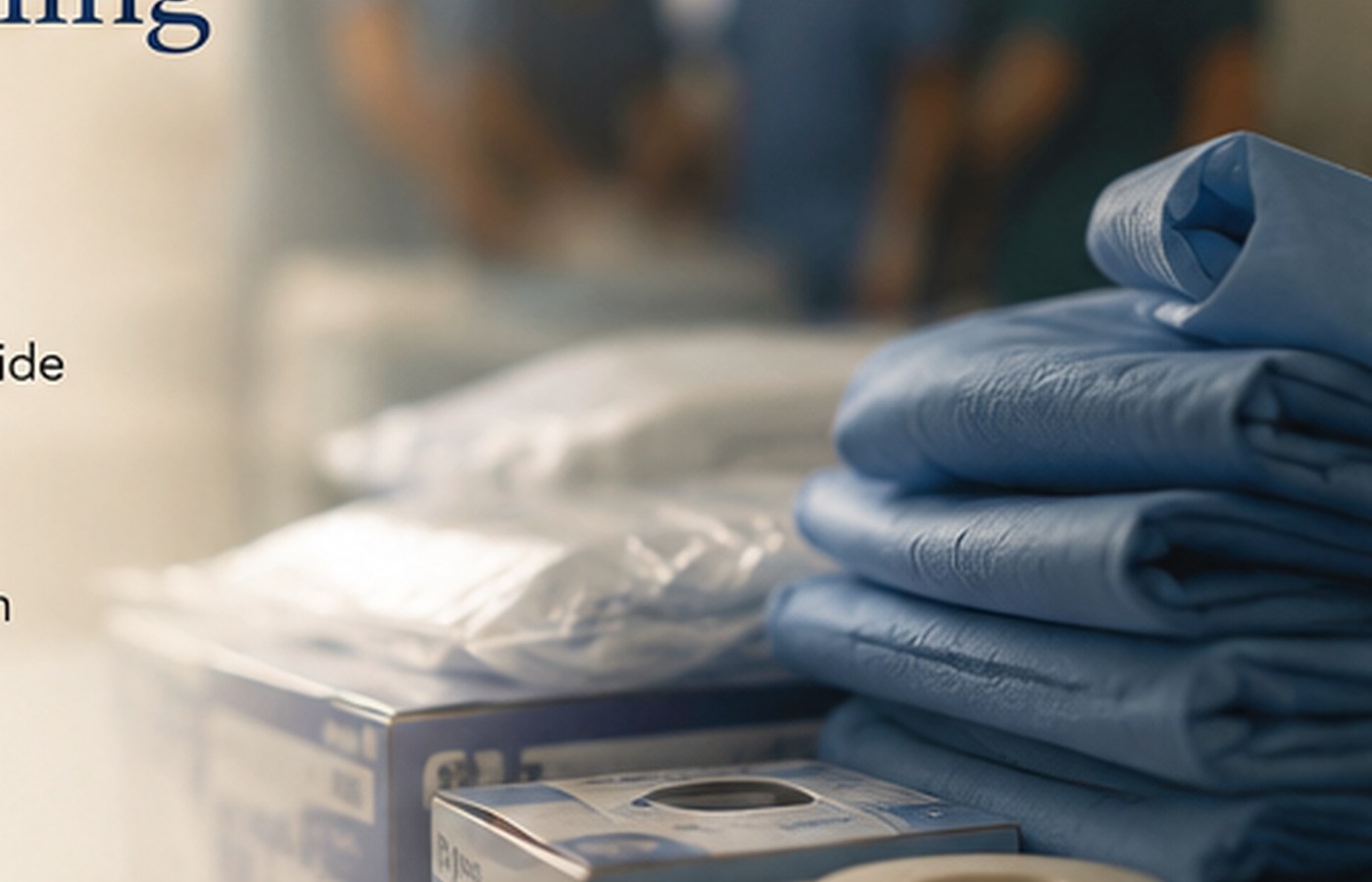 Prepared medical supplies for mission work